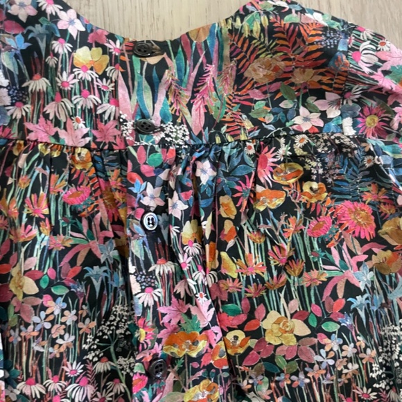 SOLD Bonpoint Floral Dress T2 - Picture 4 of 8